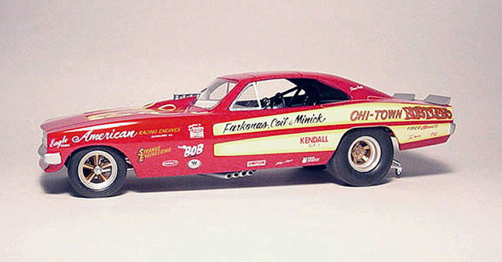 Speed City Resin Vintage Drag Racing Model Cars